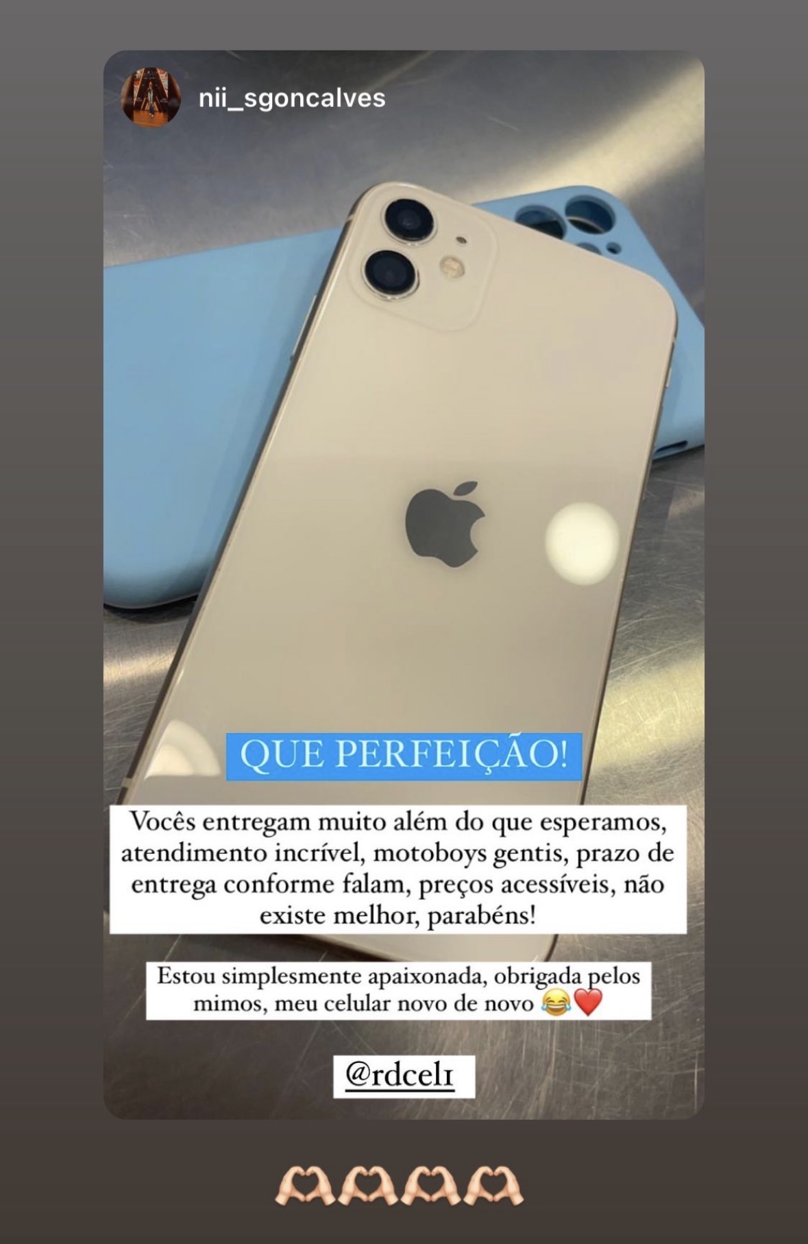 Depoimento de cliente 2