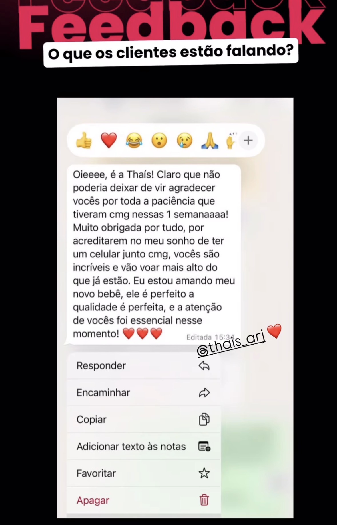 Depoimento de cliente 4